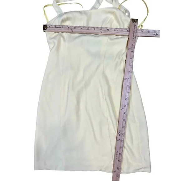 Fame and Partners Mini Dress Yellow 2 NWT - Picture 4 of 13